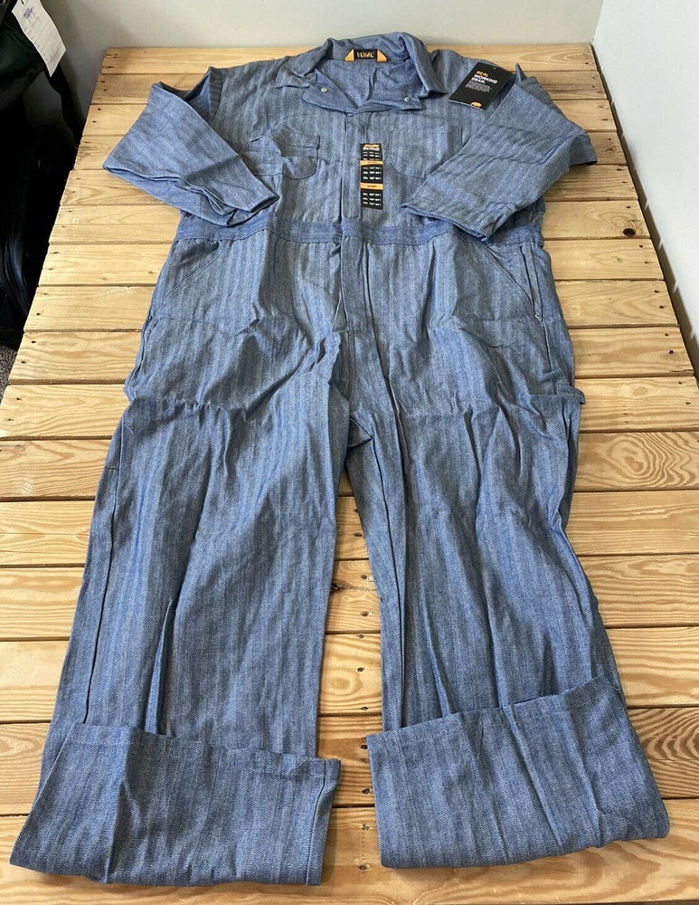 NWT Berne Work Coveralls Size 2XL Men’s Blue Full Zip